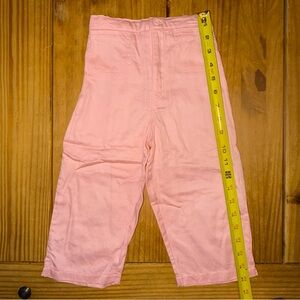 NWOT Little Me Girls Cotton Pants with Stretch Waist